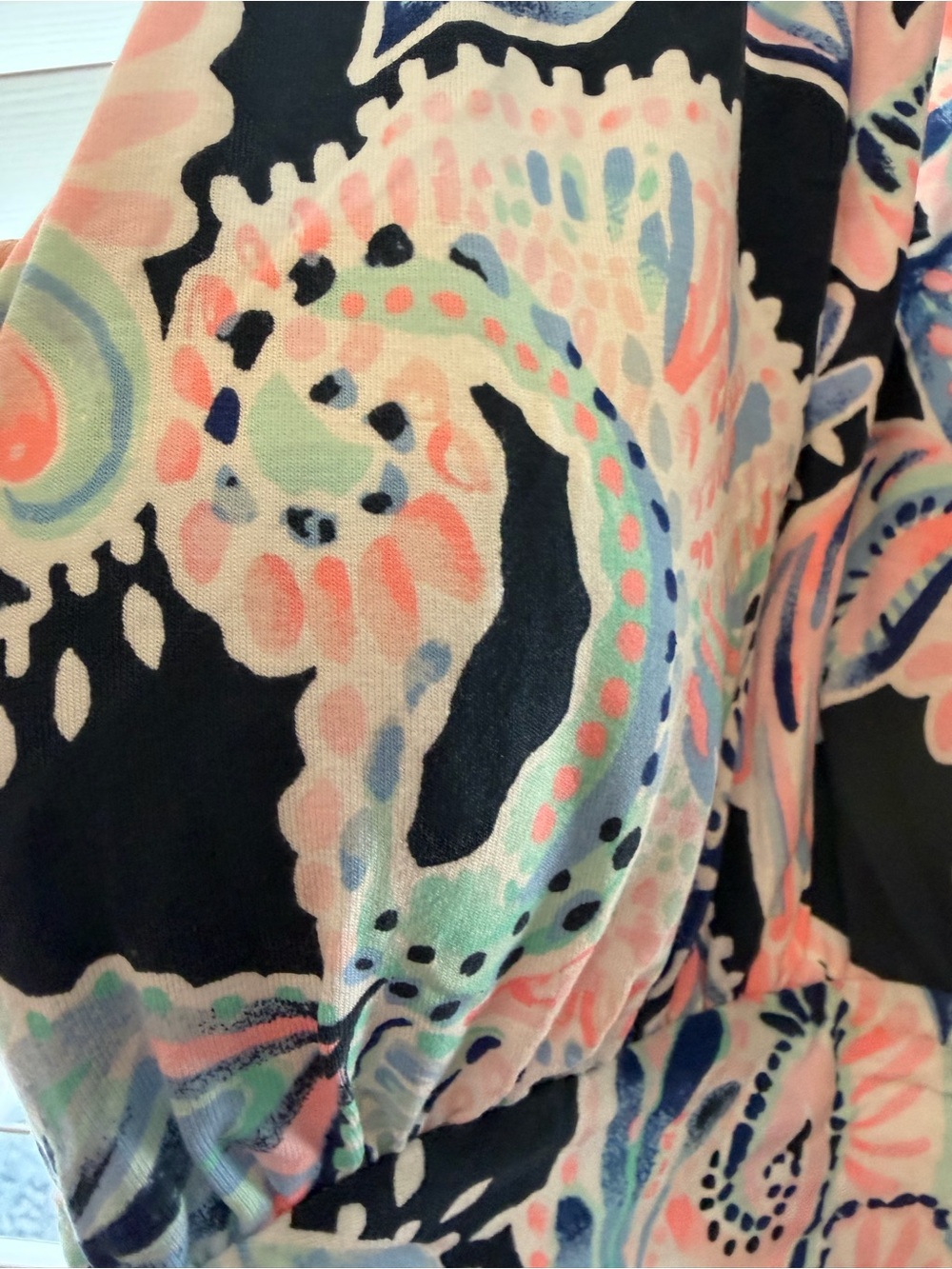 Lilly Pulitzer Halter Maxi Dress Navy Pink Floral Paisley Print Small - Picture 3 of 7